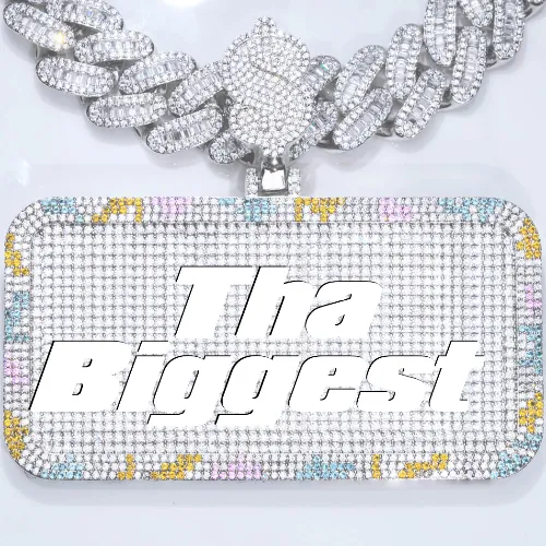 CUSTOM LETTER NECKLACE 3D COLORFUL SQUARE sold by The GUU Shop