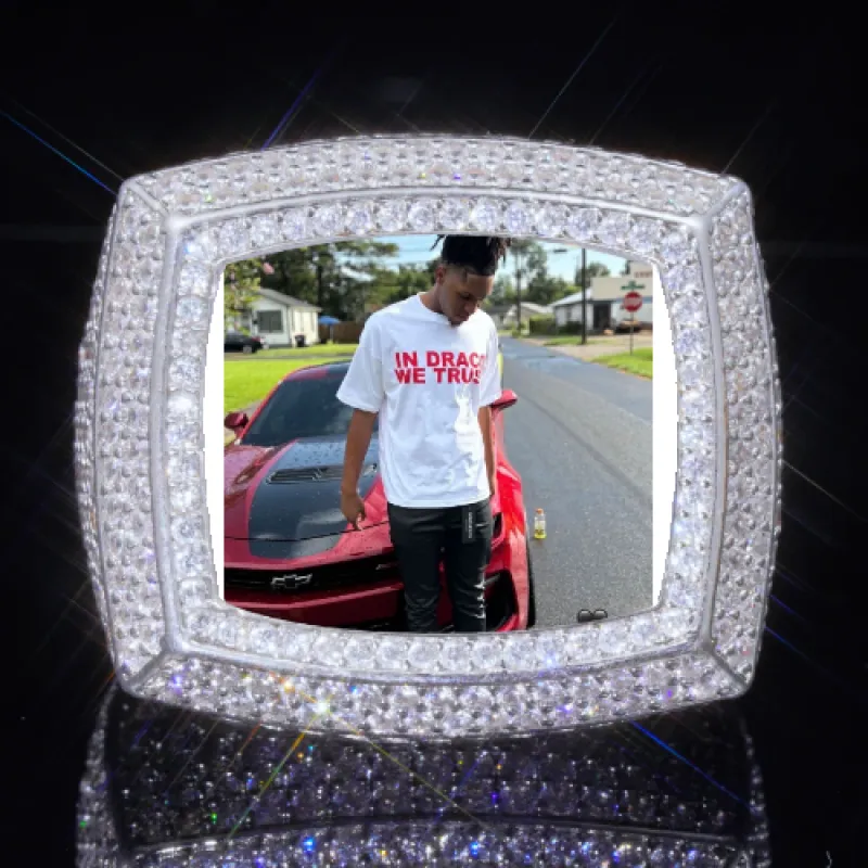 3D CUSTOM PICTURE ICED RING sold by The GUU Shop