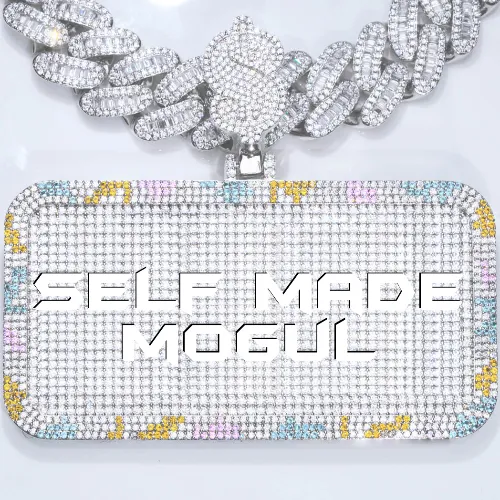 CUSTOM LETTER NECKLACE 3D COLORFUL SQUARE sold by The GUU Shop