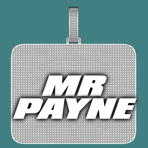 CUSTOM LETTER NECKLACE 3D BIG SQUARE sold by The GUU Shop