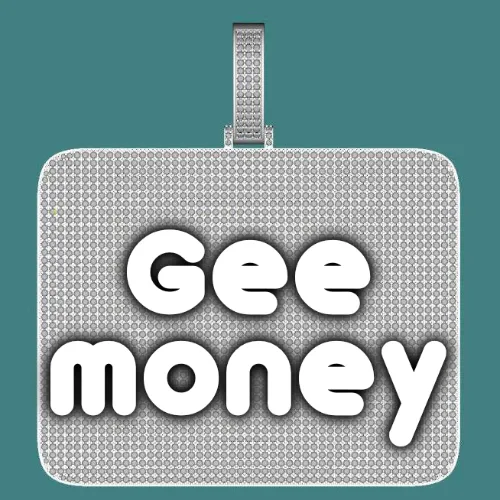 CUSTOM LETTER NECKLACE 3D BIG SQUARE sold by The GUU Shop