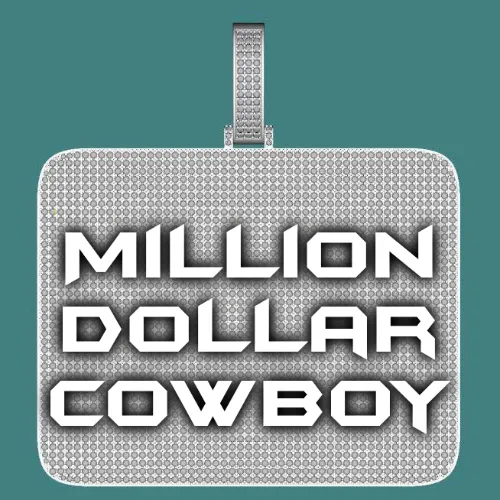 CUSTOM LETTER NECKLACE 3D BIG SQUARE sold by The GUU Shop