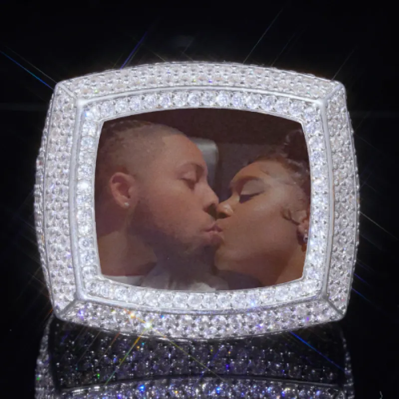 3D CUSTOM PICTURE ICED RING sold by The GUU Shop