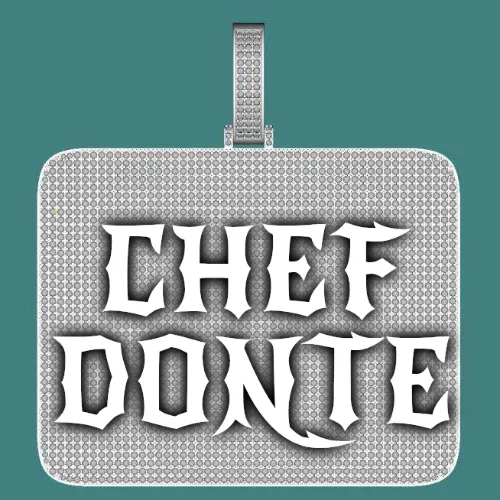 CUSTOM LETTER NECKLACE 3D BIG SQUARE sold by The GUU Shop