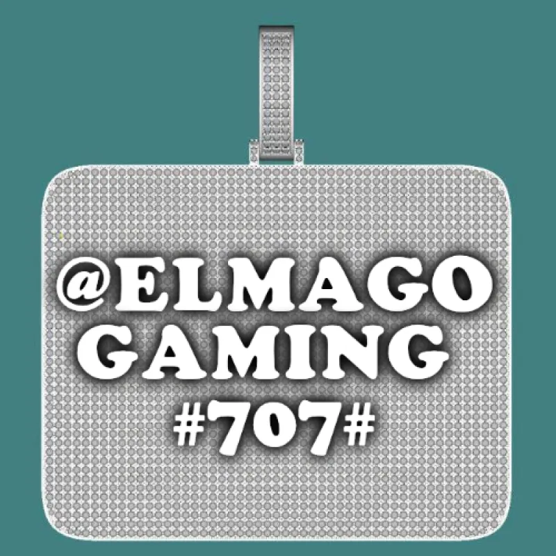 CUSTOM LETTER NECKLACE 3D BIG SQUARE sold by The GUU Shop