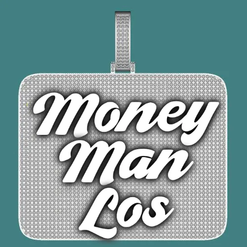 CUSTOM LETTER NECKLACE 3D BIG SQUARE sold by The GUU Shop