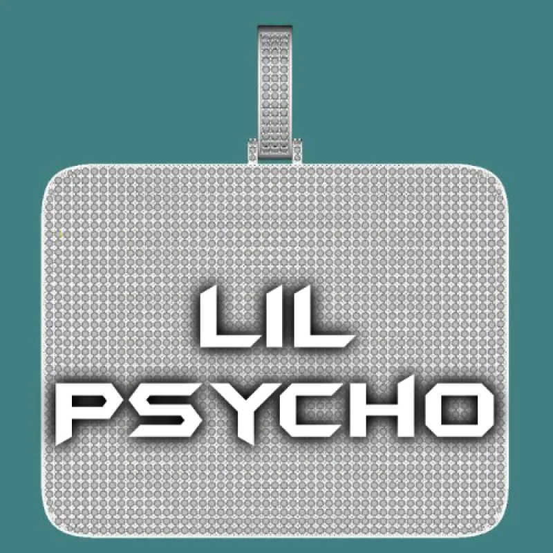 CUSTOM LETTER NECKLACE 3D BIG SQUARE sold by The GUU Shop