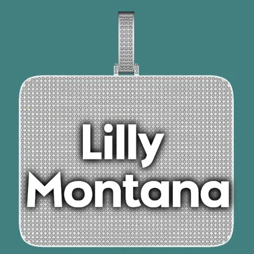 CUSTOM LETTER NECKLACE 3D BIG SQUARE sold by The GUU Shop