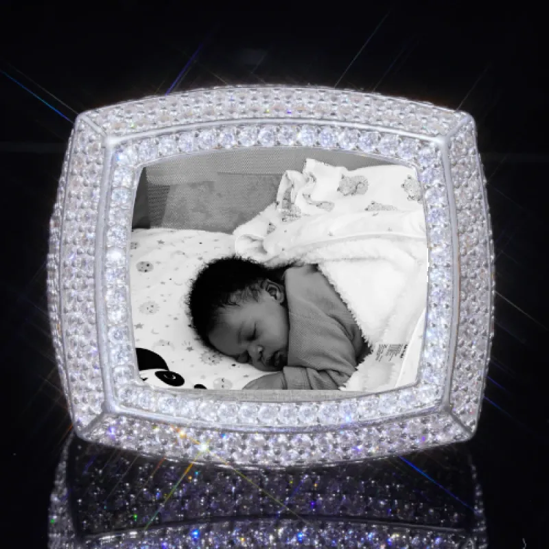 3D CUSTOM PICTURE ICED RING sold by The GUU Shop