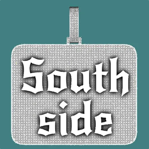 CUSTOM LETTER NECKLACE 3D BIG SQUARE sold by The GUU Shop