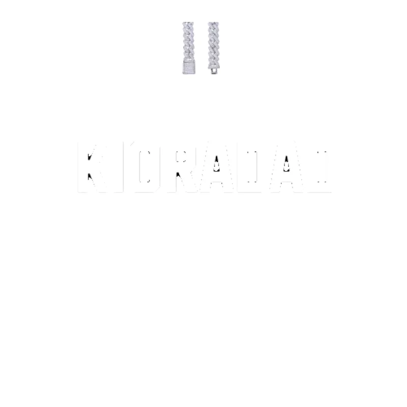 Custom Letters Baguette Two Layer Necklace made by The GUU Shop