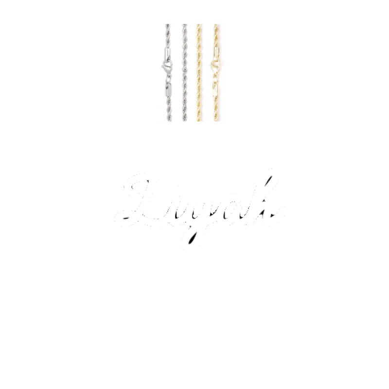 Script Custom Letter Necklace sold by The GUU Shop