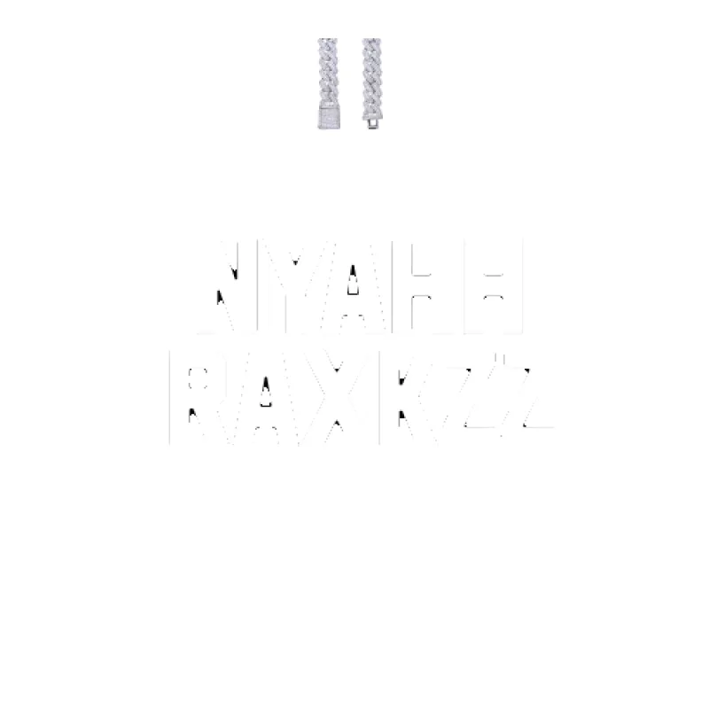 Custom Letters Baguette Two Layer Necklace made by The GUU Shop