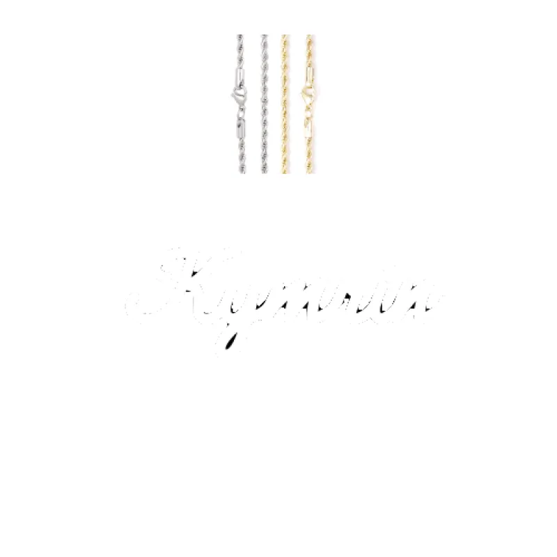 Script Custom Letter Necklace sold by The GUU Shop