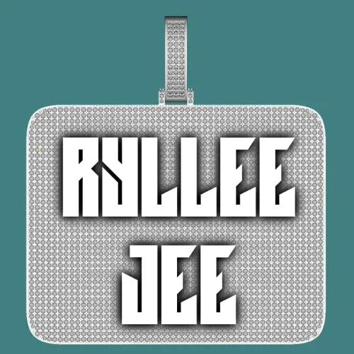 CUSTOM LETTER NECKLACE 3D BIG SQUARE sold by The GUU Shop