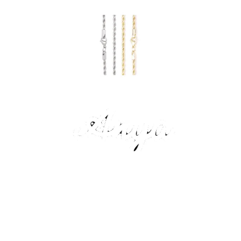 Script Custom Letter Necklace made by The GUU Shop