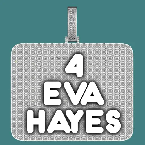 CUSTOM LETTER NECKLACE 3D BIG SQUARE sold by The GUU Shop