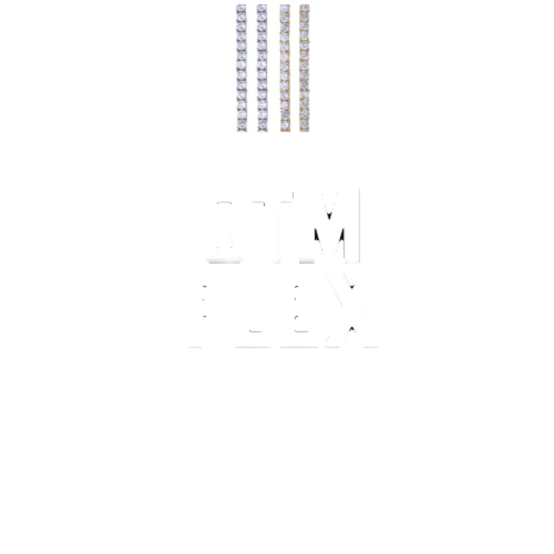 Custom Letters Baguette Two Layer Necklace sold by The GUU Shop