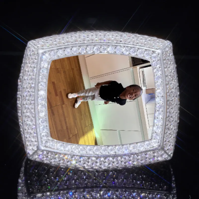 3D CUSTOM PICTURE ICED RING sold by The GUU Shop