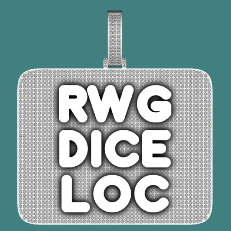 CUSTOM LETTER NECKLACE 3D BIG SQUARE sold by The GUU Shop