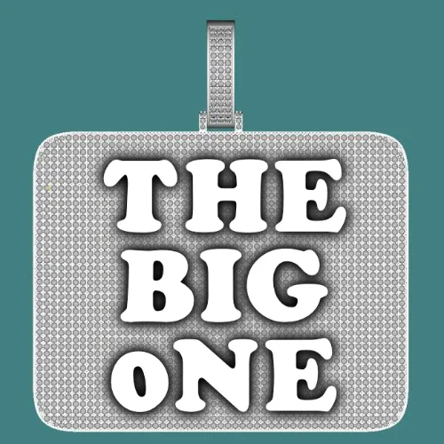 CUSTOM LETTER NECKLACE 3D BIG SQUARE sold by The GUU Shop