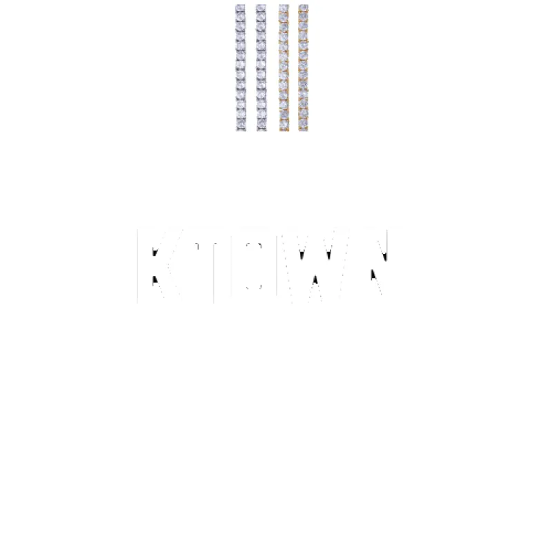 Custom Letters Baguette Two Layer Necklace sold by The GUU Shop