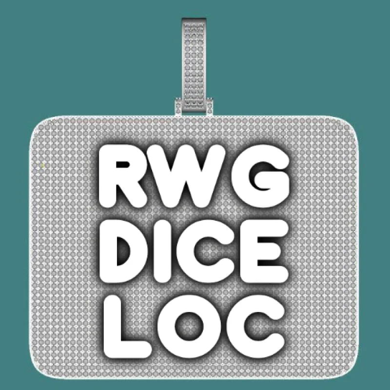 CUSTOM LETTER NECKLACE 3D BIG SQUARE sold by The GUU Shop