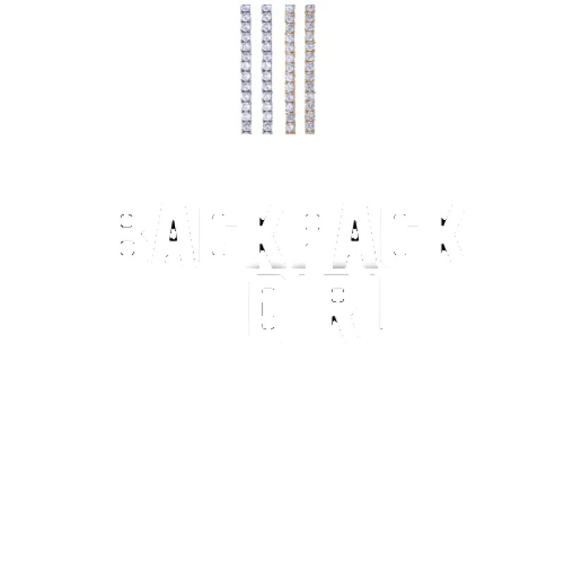 Custom Letters Baguette Two Layer Necklace made by The GUU Shop