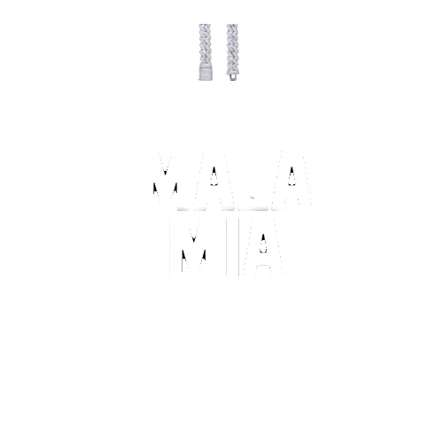 Custom Letters Baguette Two Layer Necklace sold by The GUU Shop