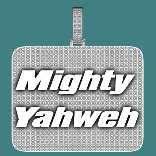 CUSTOM LETTER NECKLACE 3D BIG SQUARE sold by The GUU Shop