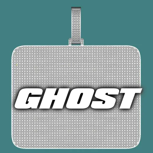 CUSTOM LETTER NECKLACE 3D BIG SQUARE sold by The GUU Shop