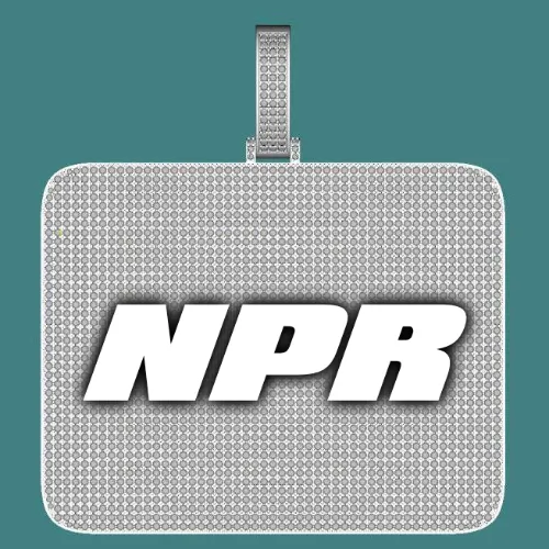 CUSTOM LETTER NECKLACE 3D BIG SQUARE sold by The GUU Shop