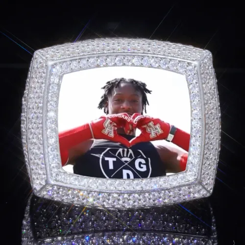 3D CUSTOM PICTURE ICED RING sold by The GUU Shop