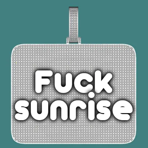 CUSTOM LETTER NECKLACE 3D BIG SQUARE sold by The GUU Shop