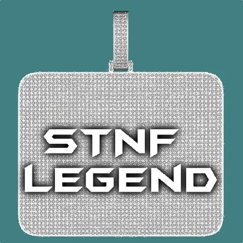 CUSTOM LETTER NECKLACE 3D BIG SQUARE sold by The GUU Shop