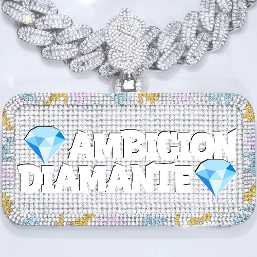 CUSTOM LETTER NECKLACE 3D COLORFUL SQUARE sold by The GUU Shop