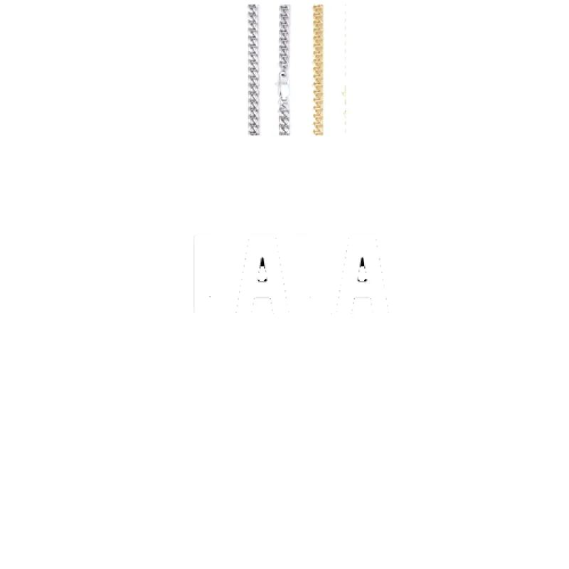 Custom Letters Baguette Two Layer Necklace sold by The GUU Shop