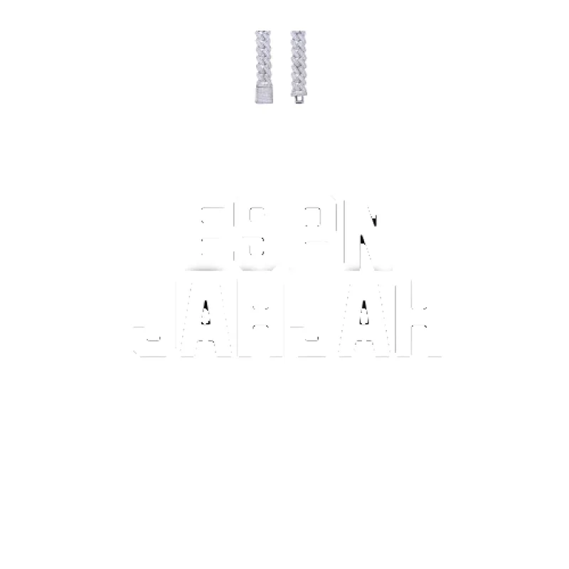 Custom Letters Baguette Two Layer Necklace made by The GUU Shop