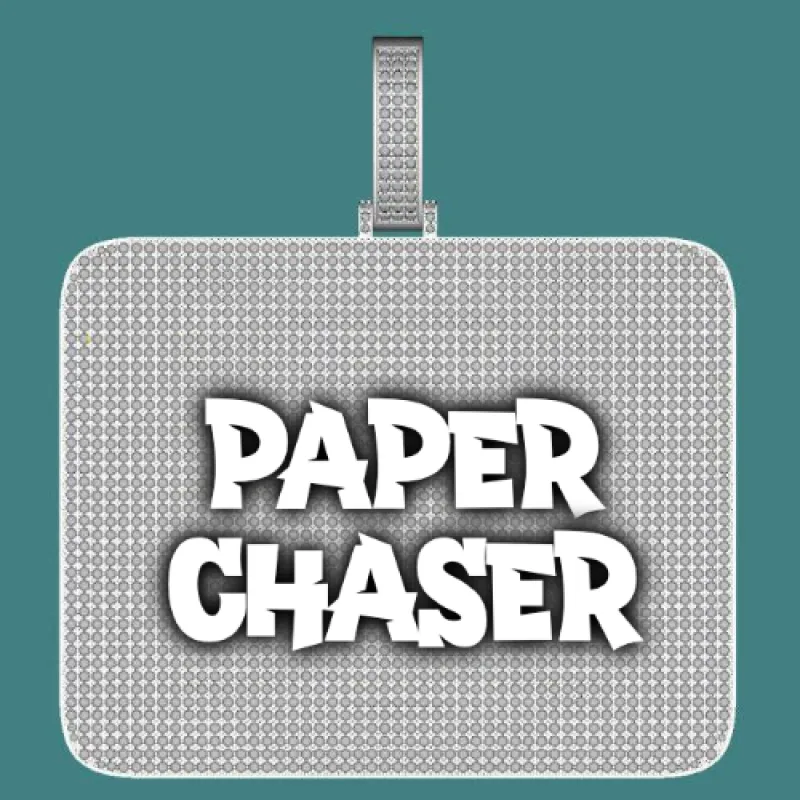 CUSTOM LETTER NECKLACE 3D BIG SQUARE sold by The GUU Shop