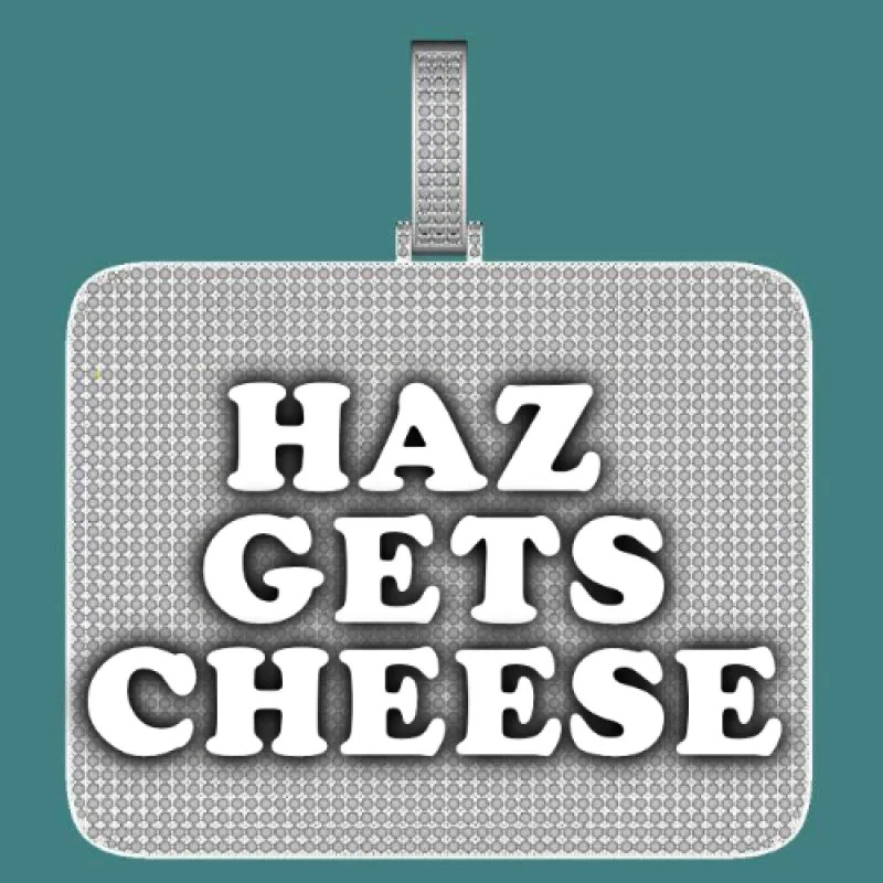 CUSTOM LETTER NECKLACE 3D BIG SQUARE sold by The GUU Shop