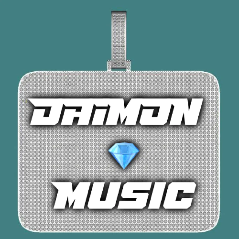 CUSTOM LETTER NECKLACE 3D BIG SQUARE sold by The GUU Shop