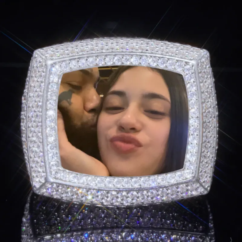 3D CUSTOM PICTURE ICED RING sold by The GUU Shop