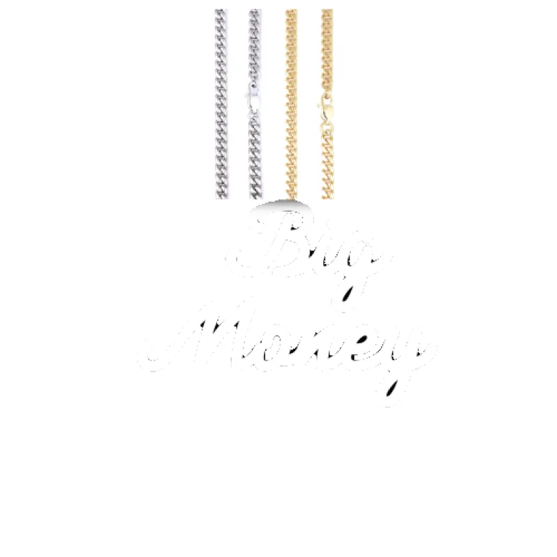 Script Custom Letter Necklace sold by The GUU Shop