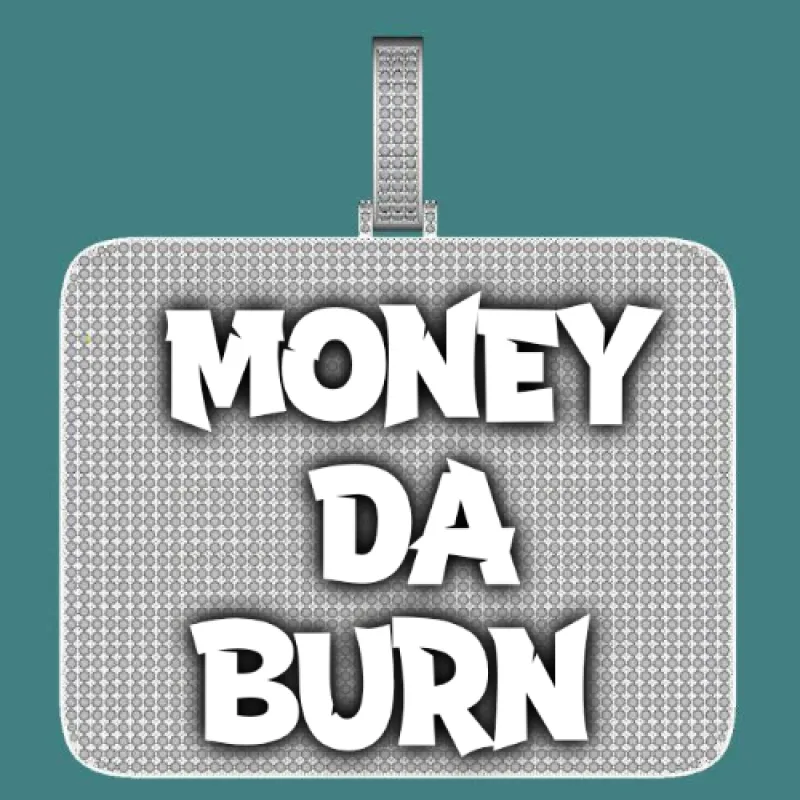 CUSTOM LETTER NECKLACE 3D BIG SQUARE sold by The GUU Shop