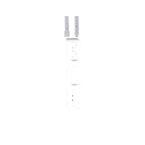 Custom Letters Freibeuter Font Necklace sold by The GUU Shop