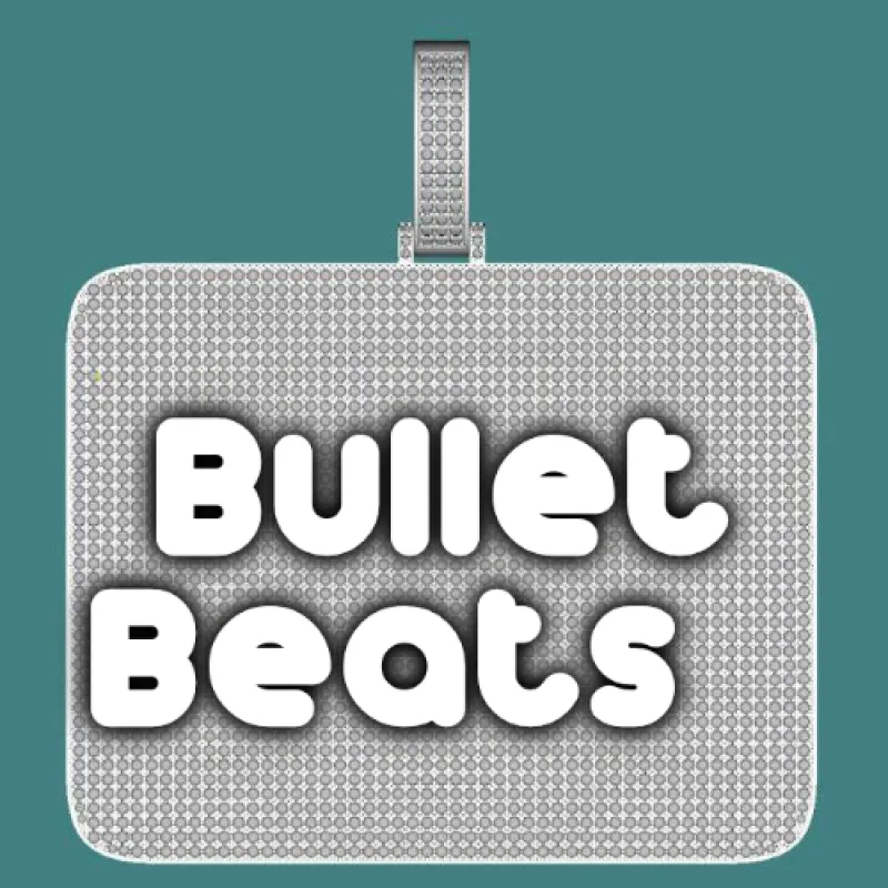 CUSTOM LETTER NECKLACE 3D BIG SQUARE sold by The GUU Shop