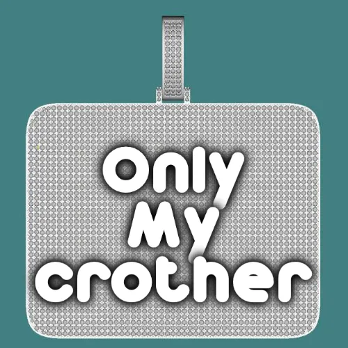 CUSTOM LETTER NECKLACE 3D BIG SQUARE sold by The GUU Shop