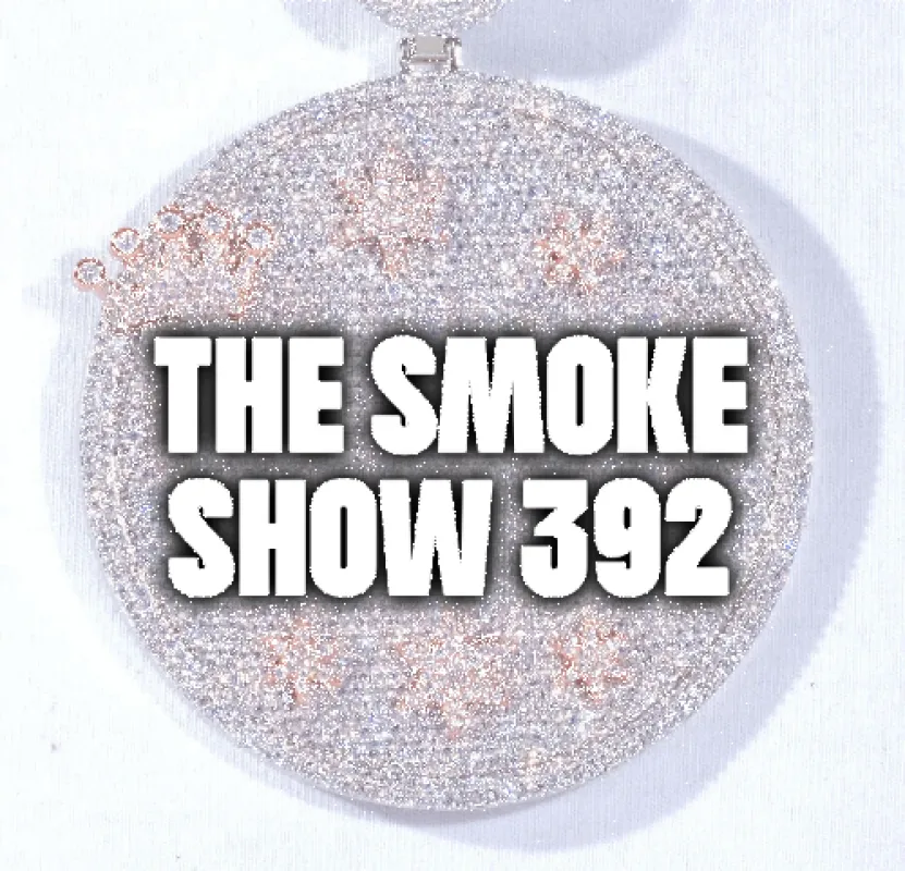 CUSTOM LETTER NECKLACE 3D BIG CROWN DISC sold by The GUU Shop