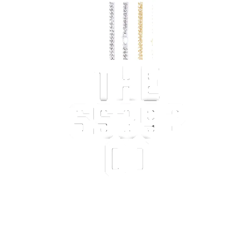 Custom Letters Baguette Two Layer Necklace made by The GUU Shop