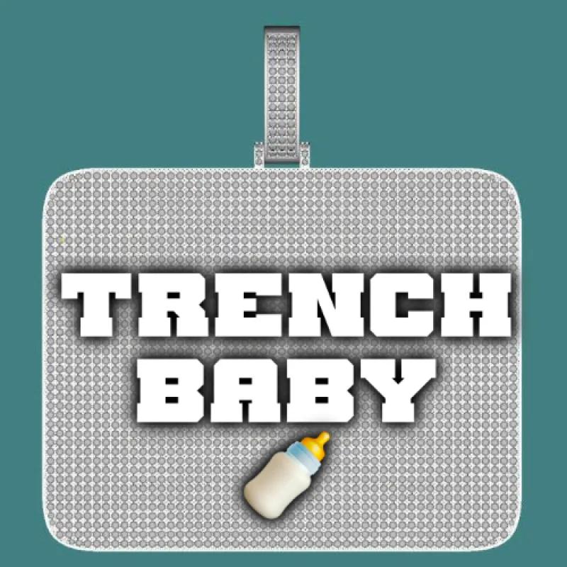 CUSTOM LETTER NECKLACE 3D BIG SQUARE sold by The GUU Shop